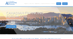 Desktop Screenshot of financingforum.com
